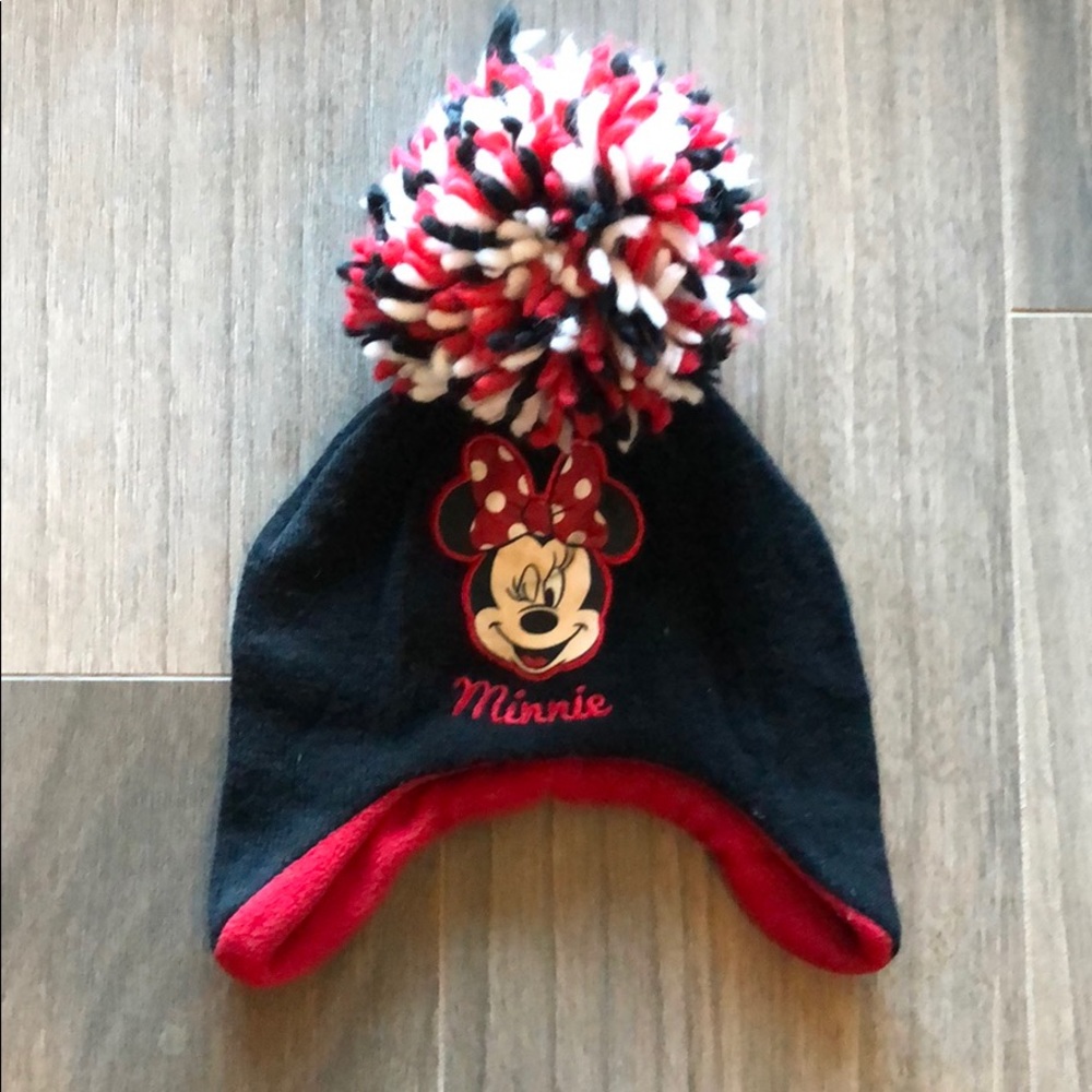 Girls Minnie Mouse Warm Hat